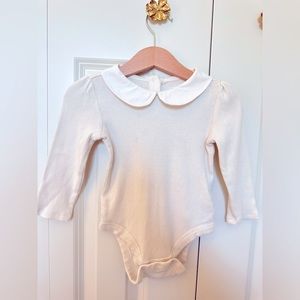 Used Gap Baby 18-24 months Collared Long Sleeve Bodysuit